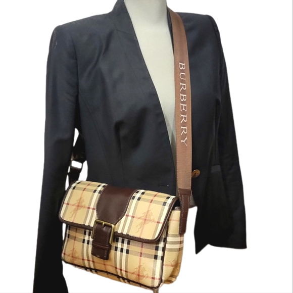 Burberry Handbags - Authentic Burberry Haymarket Nova Check Cross Body bag